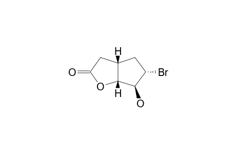 (3aR,5S,6S,6aR)-5-bromo-6-hydroxy-3,3a,4,5,6,6a-hexahydrocyclopenta[d]furan-2-one