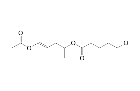 (4'E)-5'-ACETOXYPENT-4'-EN-2'-YL-5-HYDROXYPENTANOATE