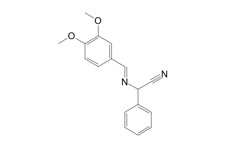[(E)-(3,4-dimethoxybenzylidene)amino](phenyl)acetonitrile