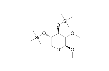 Methyl-2-O-methyl-3,4-bis-O-trimethylsilyl.beta.-D-xylopyranosid