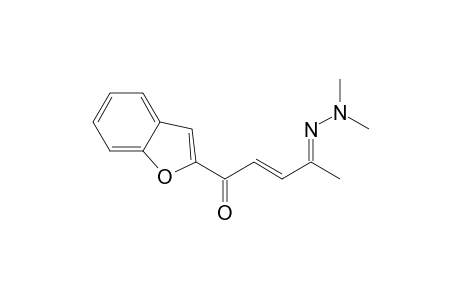 2-Pentene-1,4-dione, 1-(2-benzofuranyl)-, 4-(dimethylhydrazone)