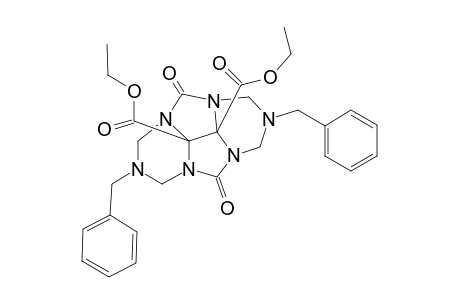 Diethyl 2,6-Dibenzyl-4,8-dioxotetrahydro-1H,5H-2,3a,4a,6,7a,8a-hexaazacyclopenta[def]fluorene-8b,8c-dicarboxylate