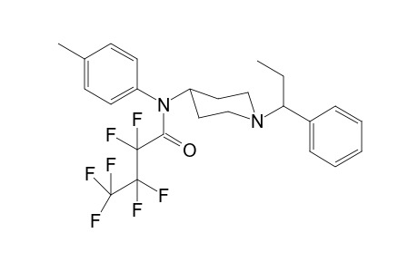 N-4-Methylphenyl-N-[1-(1-phenylpropyl)piperidin-4-yl]heptafluorobutanamide