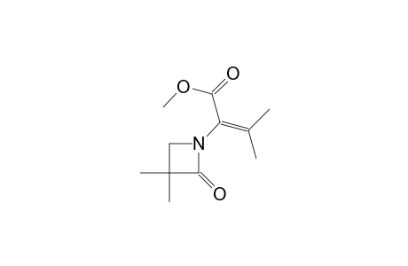1-Azetidineacetic acid, 3,3-dimethyl-.alpha.-(1-methylethylidene)-2-oxo-, methyl ester