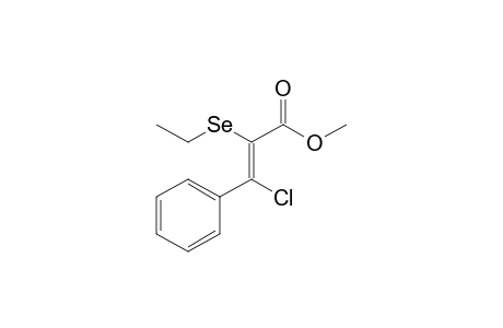 (E)-3-chloro-2-(ethylseleno)-3-phenyl-2-propenoic acid methyl ester
