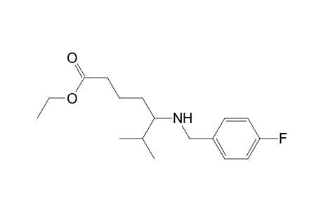 5-[(4-fluorobenzyl)amino]-6-methyl-enanthic acid ethyl ester
