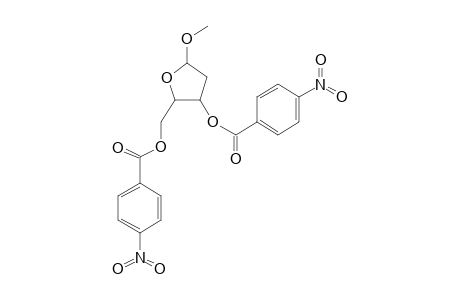 Methyl-2-deoxy-3,5-di-p-nitrobenzoyl-.beta.-D-erythropentoside