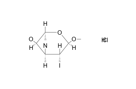 METHYL 3-AMINO-2-IODO-2,3,6-TRIDEOXY-alpha-L-ALTROPYRANOSIDE,HYDROCHLORIDE