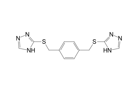5-[[4-(1H-1,2,4-triazol-5-ylsulfanylmethyl)phenyl]methylsulfanyl]-1H-1,2,4-triazole