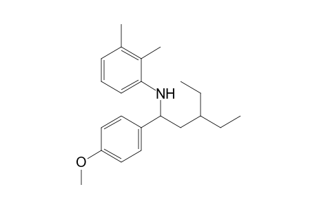 N-[3-ethyl-1-(4-methoxyphenyl)pentyl]-2,3-dimethyl-aniline