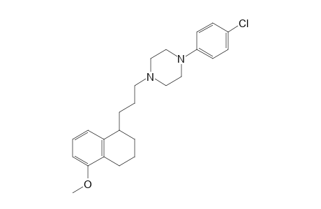 1-(4-Chlorophenyl)-4-[3-(1,2,3,4-tetrahydro-5-methoxy-1-naphthalenyl)propyl]piperazine