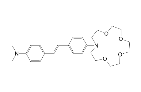 4-N-(1-Monoaza-4,7,10,13-tetraoxacyclopentadecane) 4'-N,N-dimethylaminostilbene