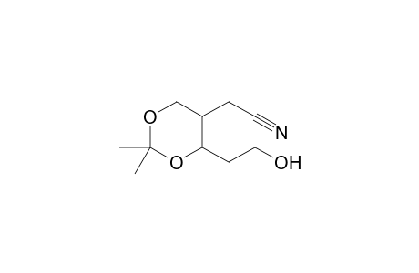 2,2-Dimethyl-5-cyanomethyl-6-(2-hydroxyethyl)-1,3-dioxane