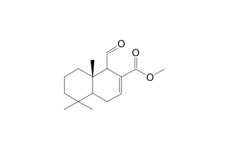 (1R,8aS)-1-formyl-5,5,8a-trimethyl-1,4,4a,6,7,8-hexahydronaphthalene-2-carboxylic acid methyl ester