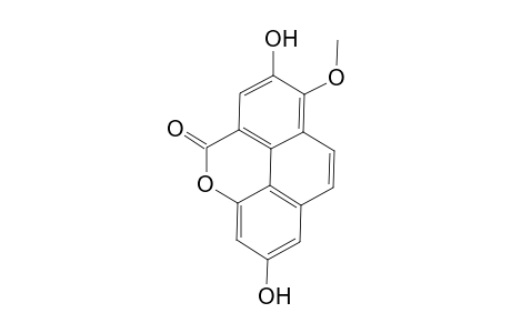 2,7-Dihydroxy-8-methoxyphenanthro[4,5-bcd]pyran-5(5H)-one
