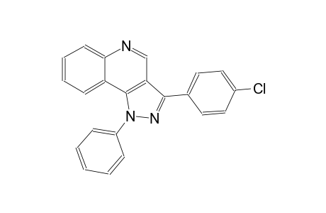 1H-pyrazolo[4,3-c]quinoline, 3-(4-chlorophenyl)-1-phenyl-