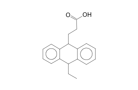 3-(10-Ethyl-9,10-dihydro-9-anthracenyl)propanoic acid