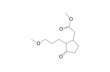 Methyl 2-(3'-methoxypropyl)-3-oxocyclopentane-1-acetate