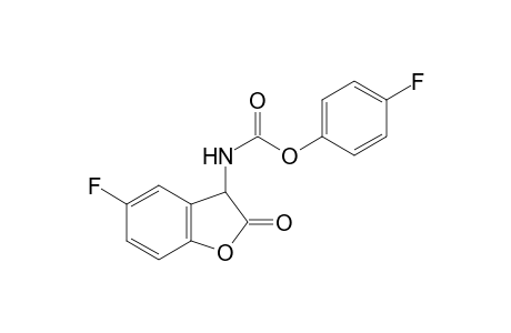 4-Fluorophenyl (5-fluoro-2-oxo-2,3-dihydrobenzofuran-3-yl)carbamate