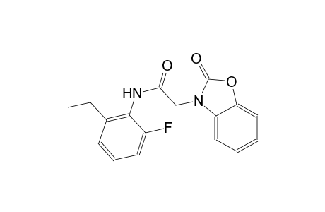 3-benzoxazoleacetamide, N-(2-ethyl-6-fluorophenyl)-2,3-dihydro-2-oxo-