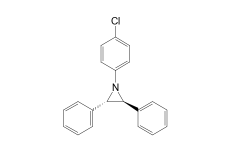 trans-1-(4-Chlorophenyl)-2,3-diphenylaziridine