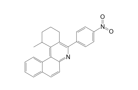 5-(4-Nitrophenyl)-1-methyl-1,2,3,4-tetrahydrobenzo[a]phenanthridine