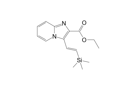 Ethyl 3-[2'-(trimethylsilyl)ethenyl]-imidazo[1,2-a]pyridine-2-carboxylate