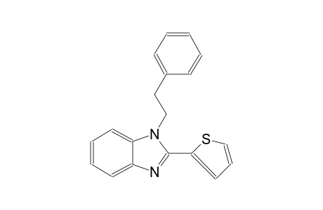 1H-benzimidazole, 1-(2-phenylethyl)-2-(2-thienyl)-