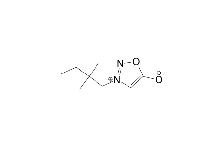 1,2,3-Oxadiazolium, 3-(2,2-dimethylbutyl)-5-hydroxy-, hydroxide, inner salt