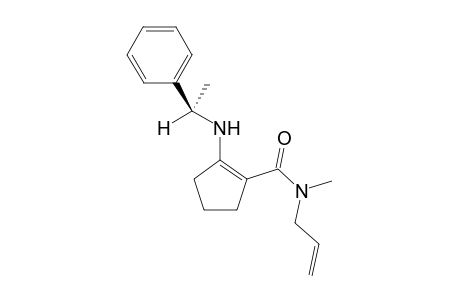 N-allyl-N-methyl-2-[[(1R)-1-phenylethyl]amino]cyclopentene-1-carboxamide