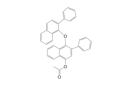 4-Acetoxy-2-phenyl-1-[(2'-phenyl-1'-naphthyl)oxy]naphthalene