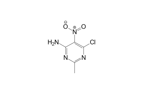 4-Pyrimidinamine, 6-chloro-2-methyl-5-nitro-