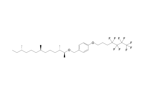 (1S,2S,6R,10S)-1-(4,4,5,5,6,6,7,7,7-Nonafluoroheptyloxy)-4-(1,2,6,10-tetramethyldodecyloxyoxymethyl)benzene