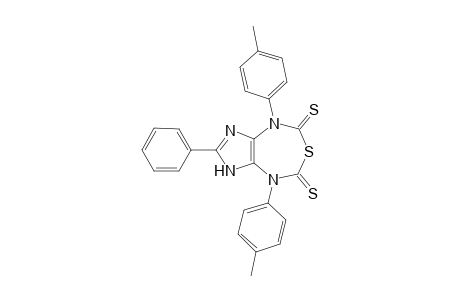 2-Phenyl-4,8-di-tolyl-4,8-dihydro-1H-imidazo[4,5-d][1,3,6]thiadiazepine-5,7-dithione