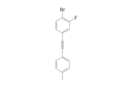1-Bromo-2-fluoro-4-(2-p-tolylethynyl)benzene