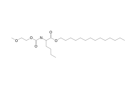 dl-Norleucine, N-(2-methoxyethoxycarbonyl)-, tetradecyl ester