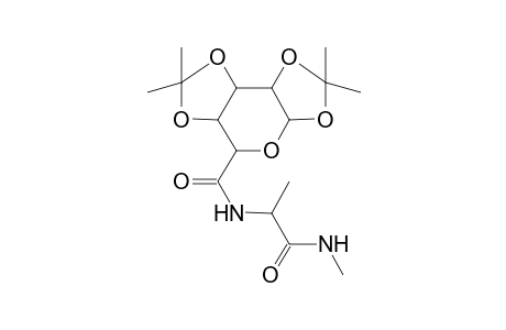 (3aR,5aR,8aS,8bR)-2,2,7,7-tetramethyl-N-(1-(methylamino)-1-oxopropan-2-yl)tetrahydro-3aH-bis([1,3]dioxolo)[4,5-b:4',5'-d]pyran-5-carboxamide