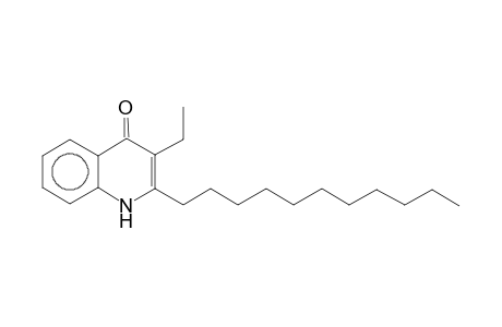 Quinolin-4(1H)-one, 3-ethyl-2-undecyl-