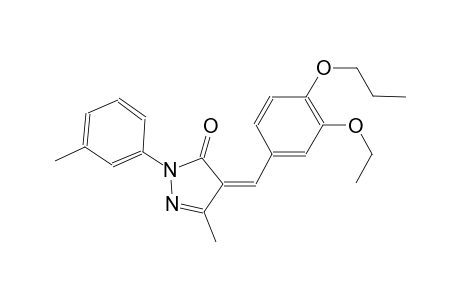 (4Z)-4-(3-ethoxy-4-propoxybenzylidene)-5-methyl-2-(3-methylphenyl)-2,4-dihydro-3H-pyrazol-3-one