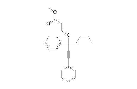 Methyl (E)-3-(1,3-Diphenylhept-1-yn-3-yloxy)acrylate