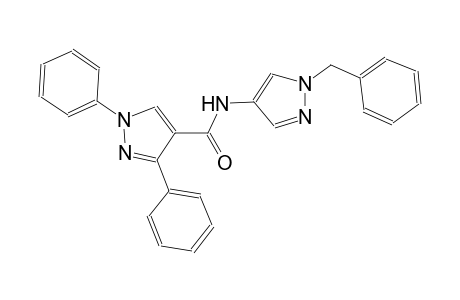 N-(1-benzyl-1H-pyrazol-4-yl)-1,3-diphenyl-1H-pyrazole-4-carboxamide