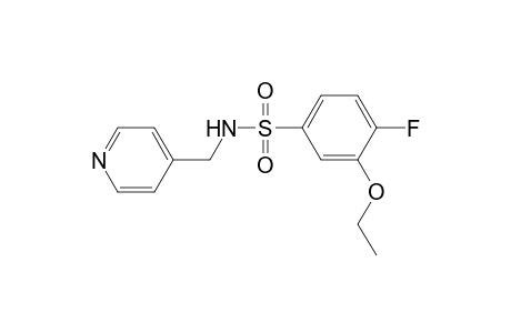 Benzenesulfonamide, 3-ethoxy-4-fluoro-N-(4-pyridinylmethyl)-