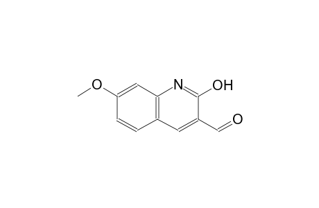 2-Hydroxy-7-methoxy-quinoline-3-carbaldehyde