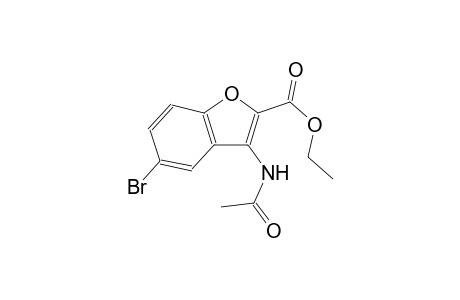 ethyl 3-(acetylamino)-5-bromo-1-benzofuran-2-carboxylate