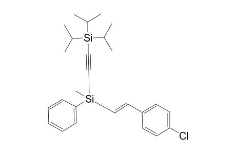 [(tri(isopropyl)silyl)ethynyl]-methylphenyl-[(E)-4-chlorostyryl]silane