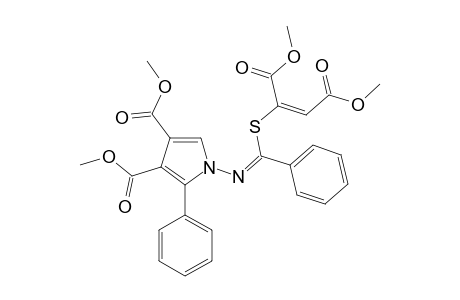 DIMETHYL-1-[(Z)-1-[(Z)-1,2-DIMETHOXYCARBONYLVINYLTHIO]-1-PHENYLMETHYLIDENEAMINO]-2-PHENYL-1H-PYRROLE-3,4-DICARBOXYLATE