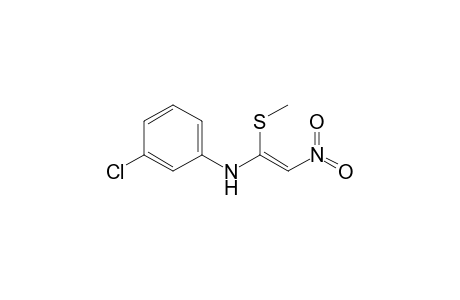 (3-chlorophenyl)-[(Z)-1-(methylthio)-2-nitro-vinyl]amine