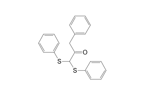 2-Propanone, 3-phenyl-1,1-bis(phenylthio)-