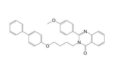 3-[4-([1,1'-biphenyl]-4-yloxy)butyl]-2-(4-methoxyphenyl)-4(3H)-quinazolinone