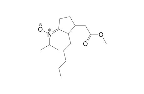 (E)-N-isopropyl-3-(2-methoxy-2-oxoethyl)-2-pentylcyclopentan-1-imine oxide